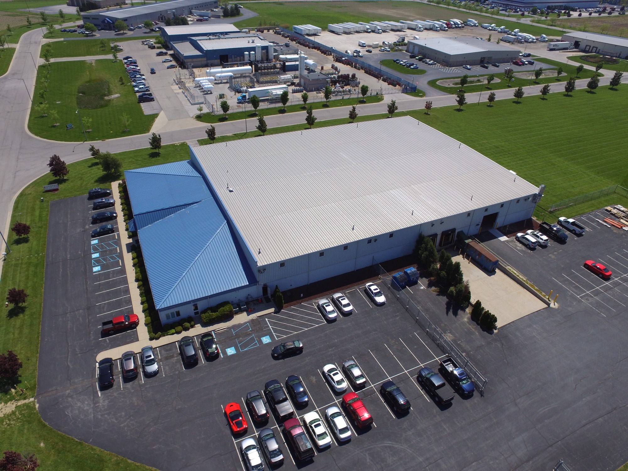 overhead photo of Autotec Corporation 6155 Brent Drive Toledo Ohio