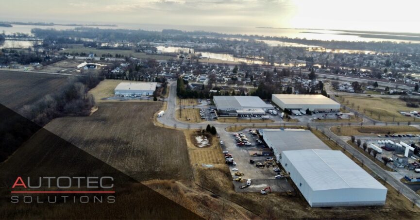 Aerial Photo of Autotec Solutions Toledo, Ohio Automation Campus.