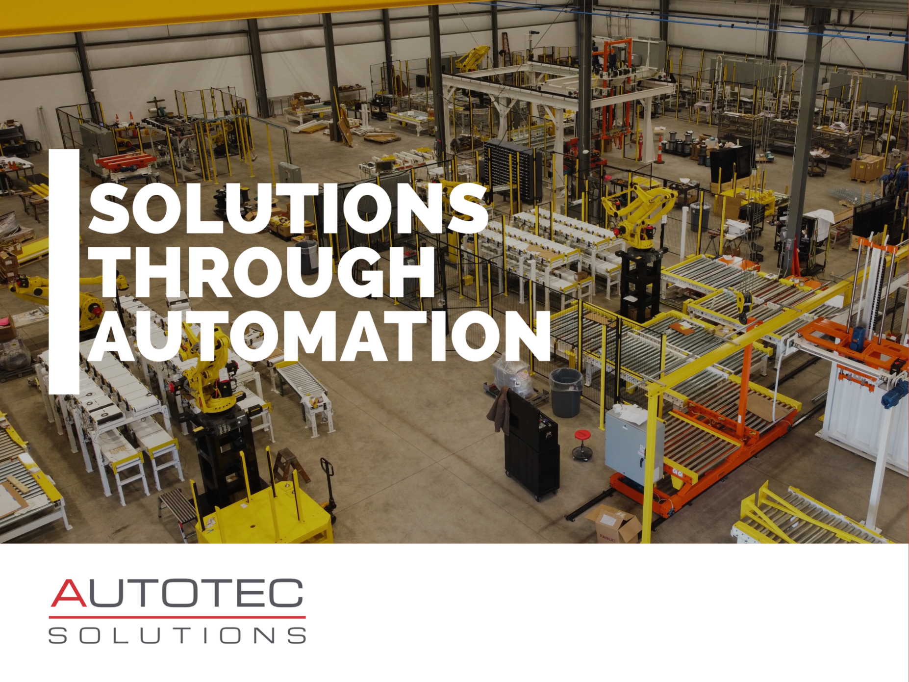 Overhead view of assembly area at Autotec Solutions in Toledo, Ohio