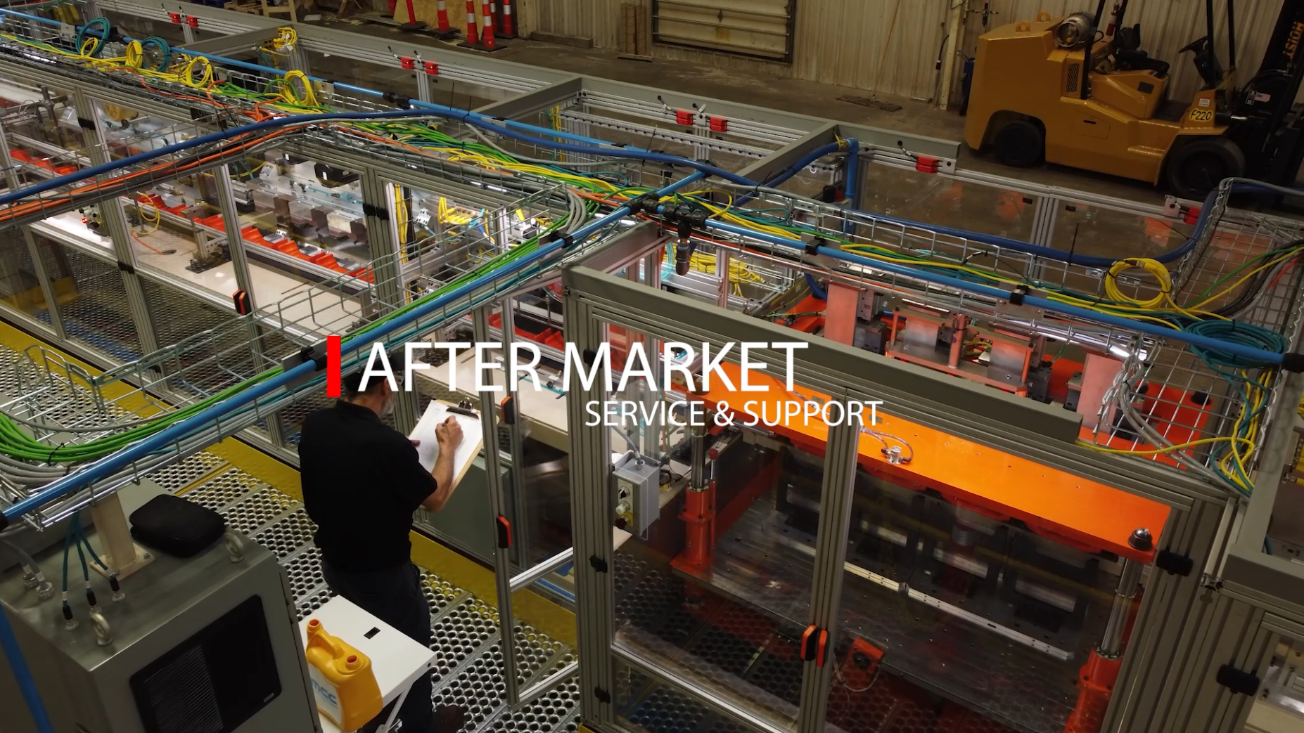 Autotec Solutions technician providing aftermarket service and support for industrial automation equipment